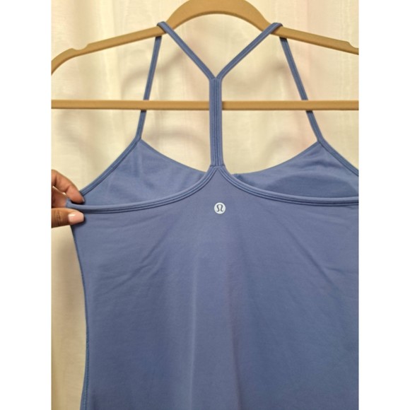 lululemon athletica Tops - Lululemon athletica Power Y Tank Size 8 Blue